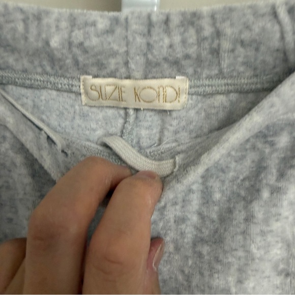 SUZIE KONDI Samos cotton-blend velour sweatshirt and sweatpants set size S - Picture 11 of 12